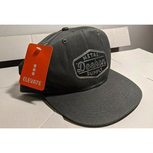 Elevate Grey Storm Hat Metal Deekon Supply Snap